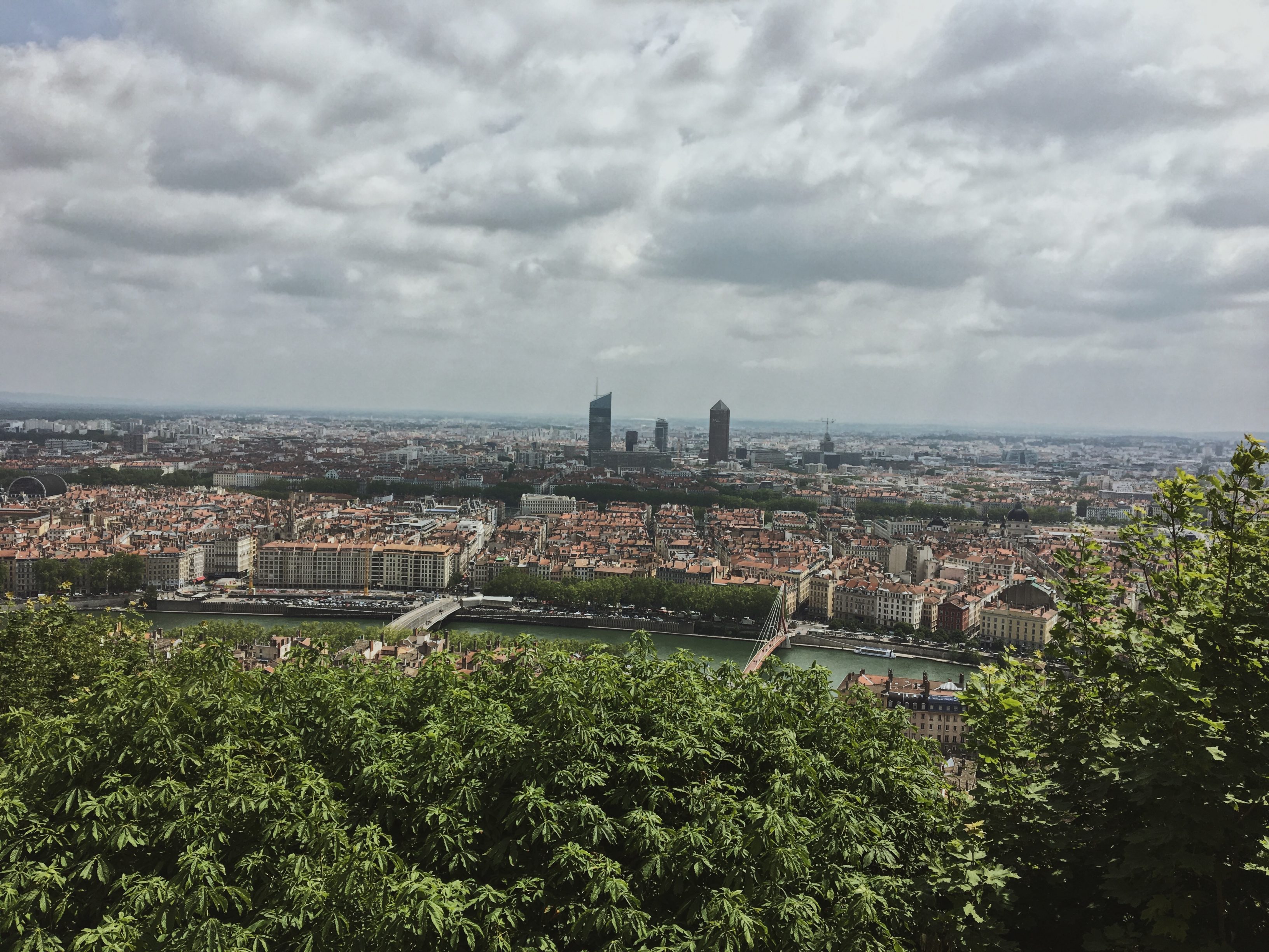 Panoramic view over Lyon